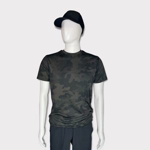 Polo Ralph Lauren Performance Running T-Shirt In Grey Camo